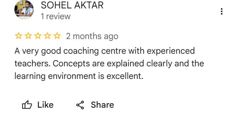 Google review by Nadim Ashrafee